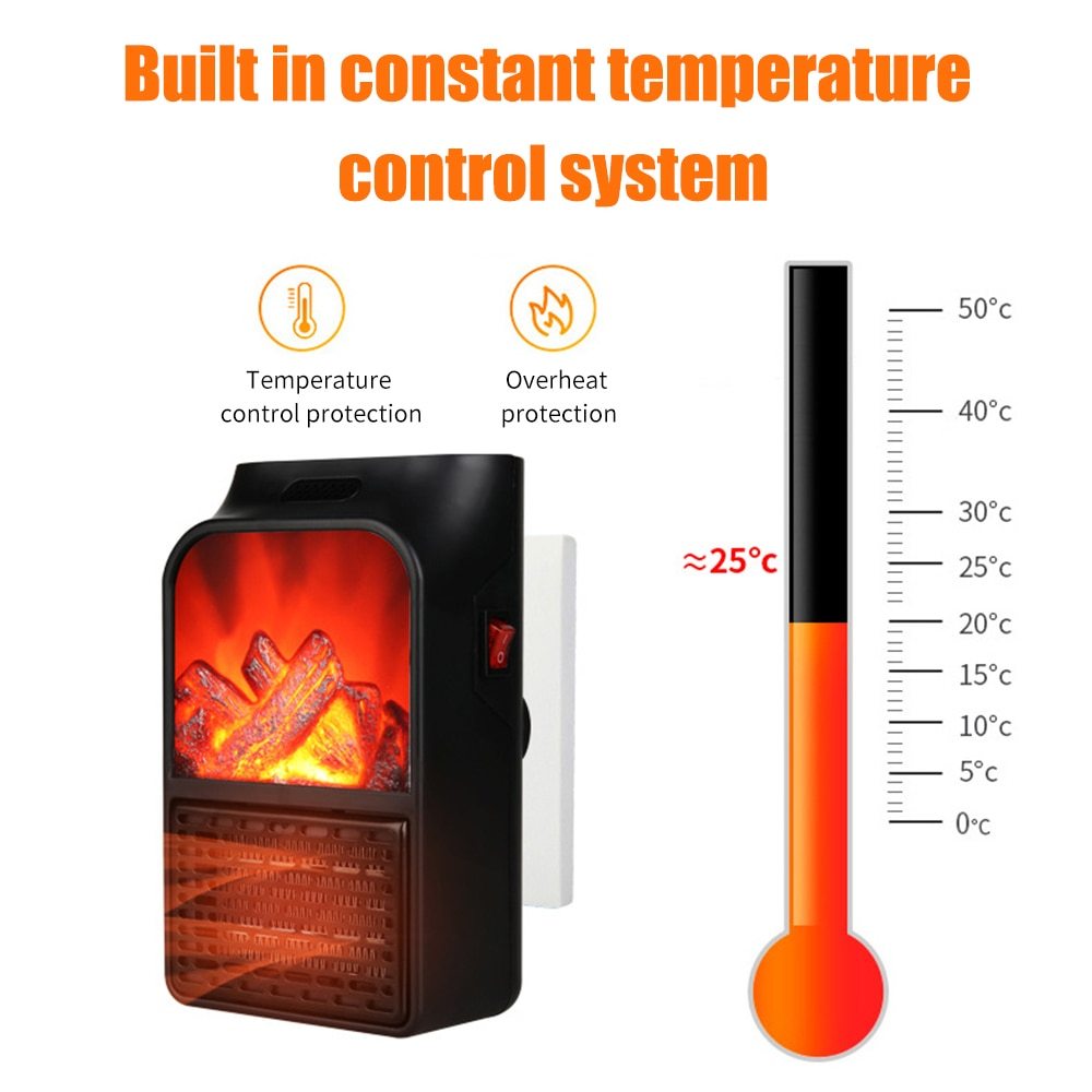 Mini Electric Fireplace Heater